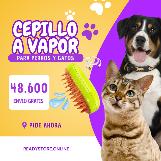 CEPILLO A VAPOR PARA TU MASCOTA